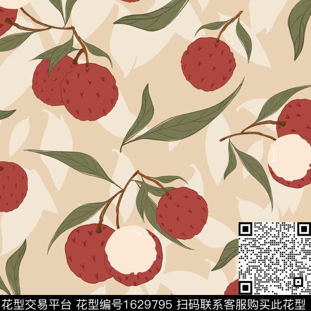 年轻女装植物小碎花数码印花华亿平台下载（图片编号: 1629795） - 瓦栏（Walan）