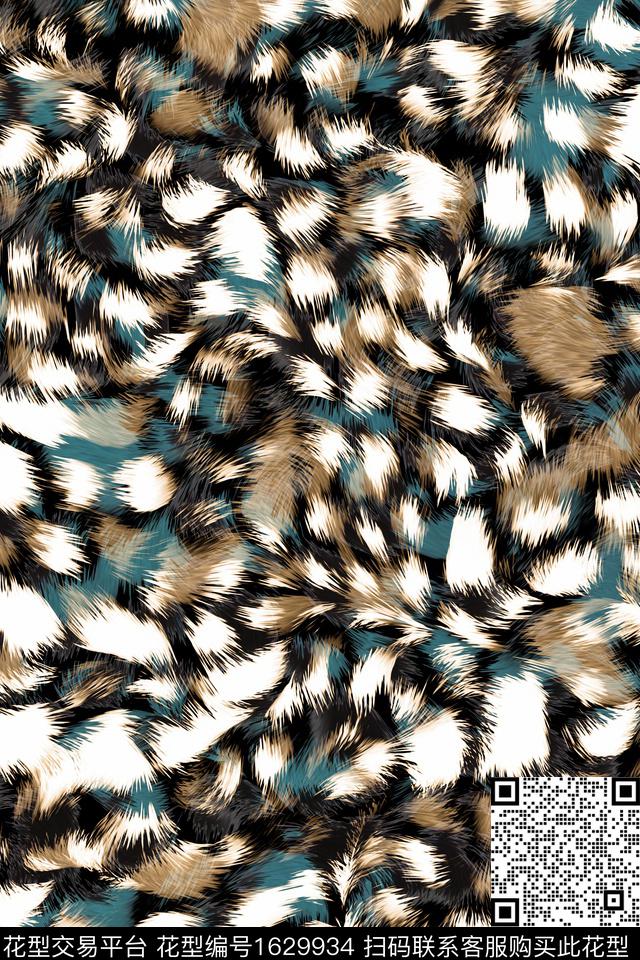 豹纹动物纹点纹数码印花华亿平台下载（图片编号: 1629934） - 瓦栏（Walan）