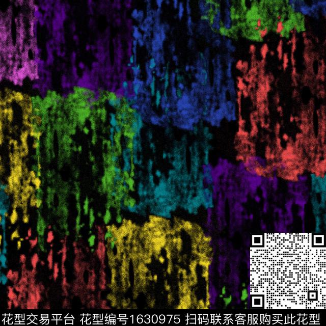 笔触中老年抽象数码印花华亿平台下载（图片编号: 1630975） - 瓦栏（Walan）