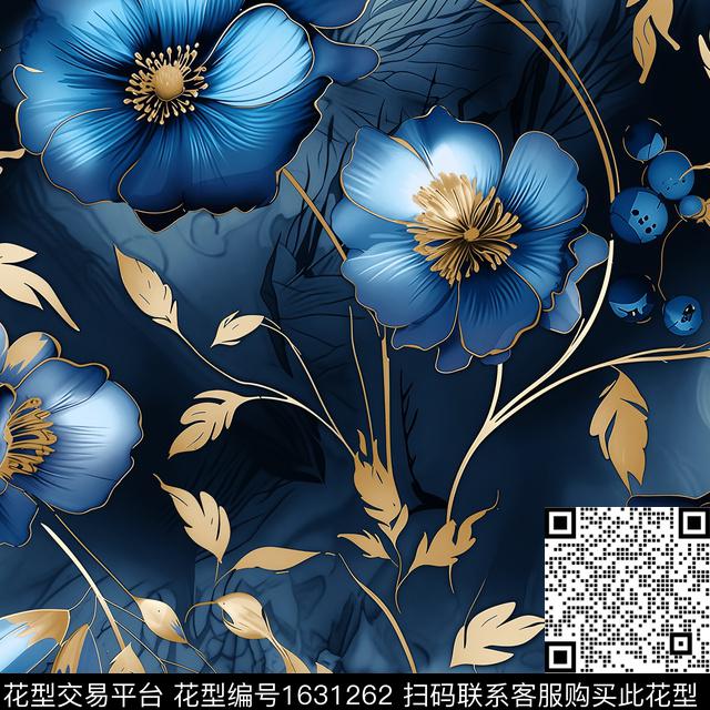 floralseamlesspatterndigitalprint数码印花华亿平台下载（图片编号: 1631262） - 瓦栏（Walan）