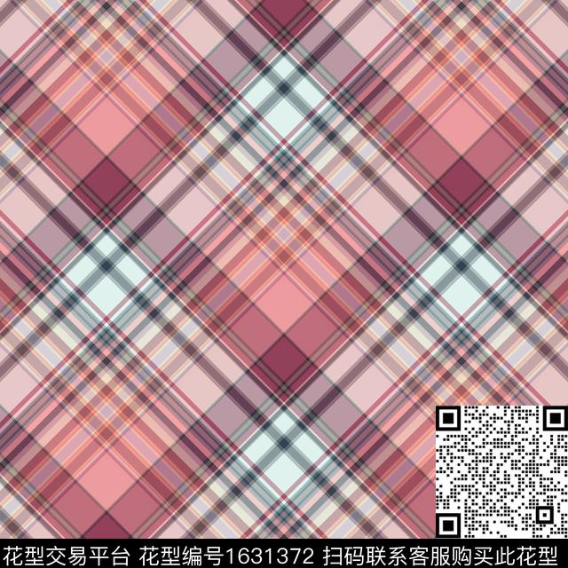 几何条纹格子数码印花华亿平台下载（图片编号: 1631372） - 瓦栏（Walan）