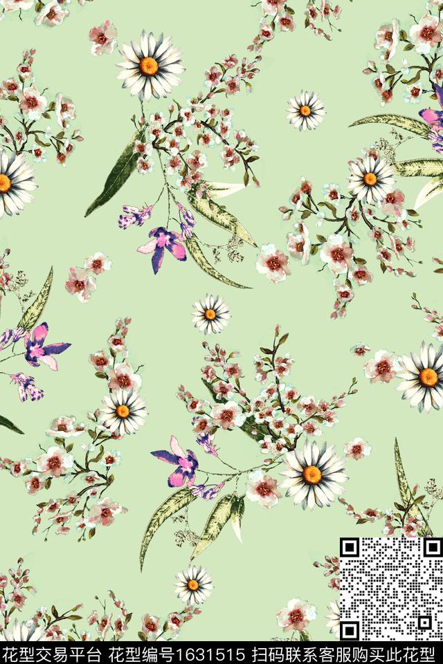 花卉水彩花卉油画华亿平台数码印花华亿平台下载（图片编号: 1631515） - 瓦栏（Walan）