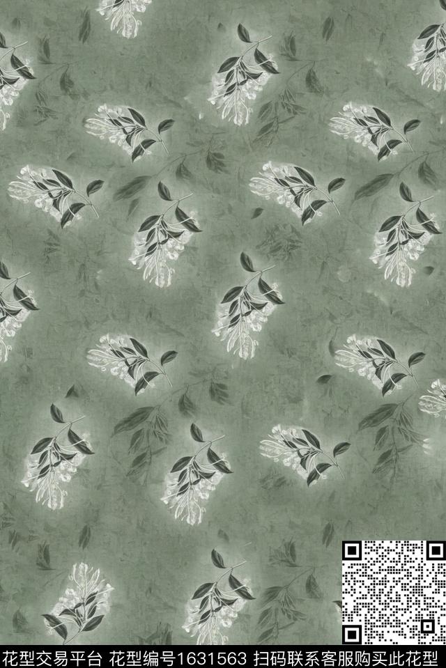 花卉植物中老年数码印花华亿平台下载（图片编号: 1631563） - 瓦栏（Walan）