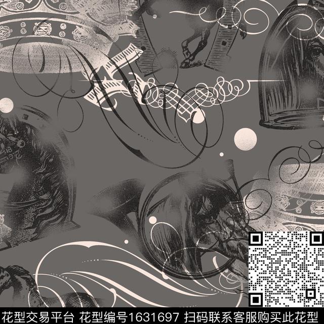 马马蹄铁皇冠数码印花华亿平台下载（图片编号: 1631697） - 瓦栏（Walan）
