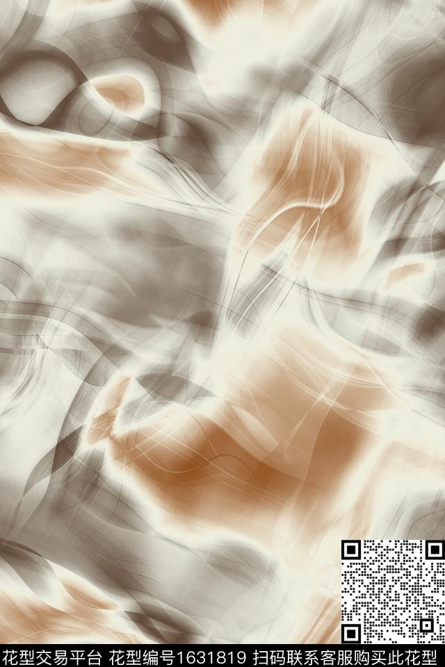 纹理光影轻薄数码印花华亿平台下载（图片编号: 1631819） - 瓦栏（Walan）