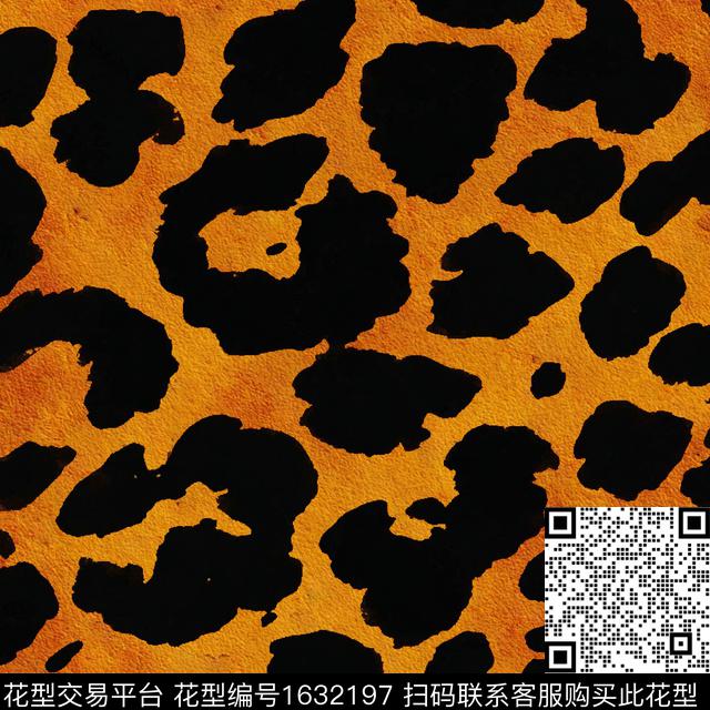 豹纹抽象动物纹数码印花华亿平台下载（图片编号: 1632197） - 瓦栏（Walan）