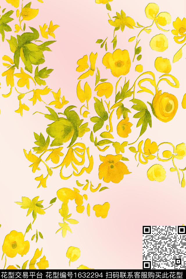 植物花卉浮雕数码印花华亿平台下载（图片编号: 1632294） - 瓦栏（Walan）