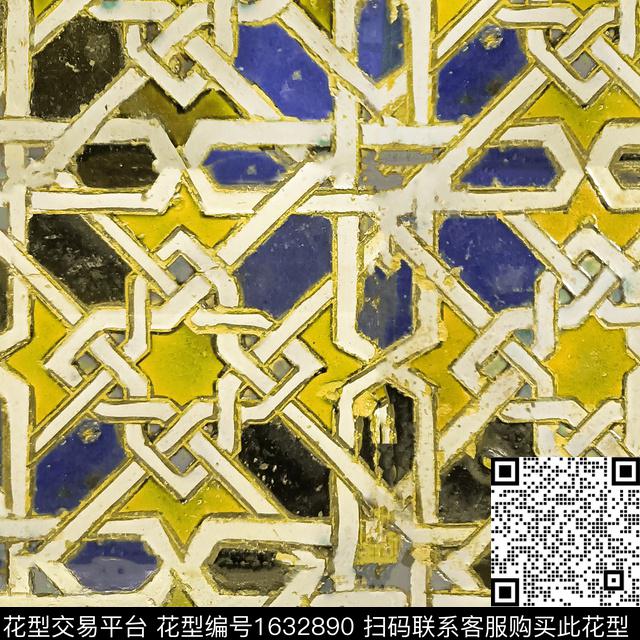 民族风几何墙纸数码印花华亿平台下载（图片编号: 1632890） - 瓦栏（Walan）