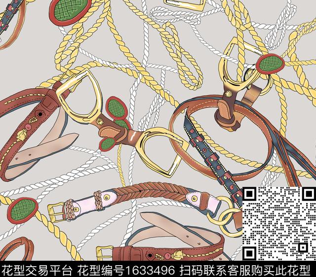 皮带马术配件缰绳数码印花华亿平台下载（图片编号: 1633496） - 瓦栏（Walan）