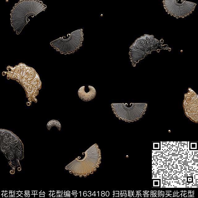 古典民族风数码印花华亿平台下载（图片编号: 1634180） - 瓦栏（Walan）