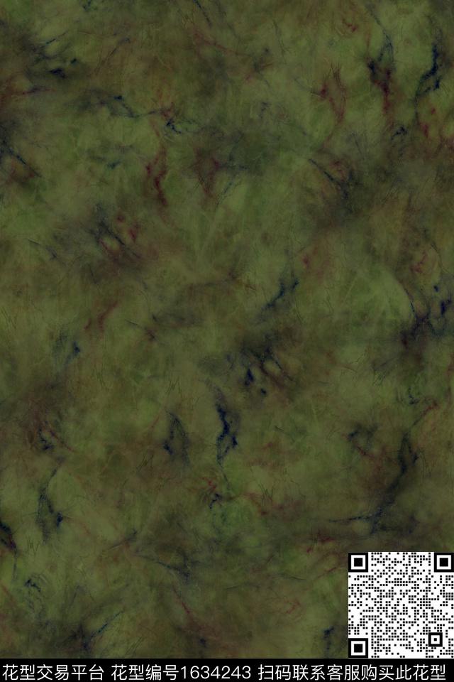 抽象晕染肌理数码印花华亿平台下载（图片编号: 1634243） - 瓦栏（Walan）