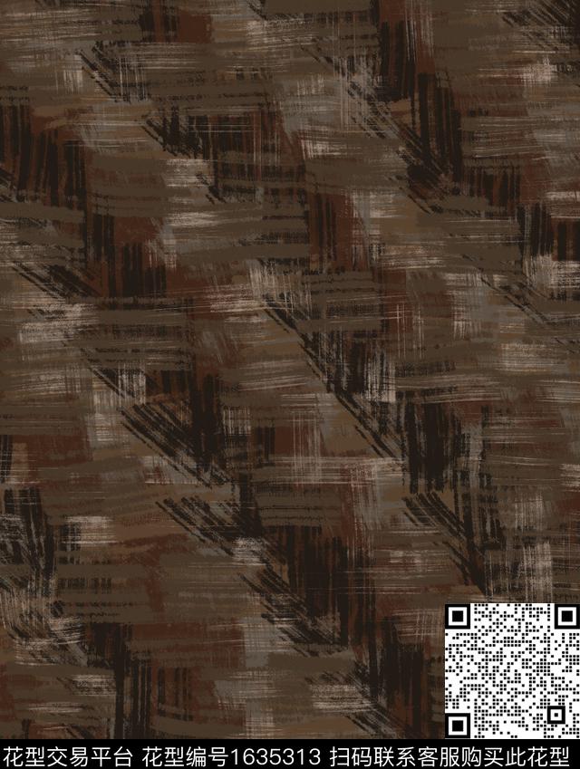 纹理手绘迷彩数码印花华亿平台下载（图片编号: 1635313） - 瓦栏（Walan）