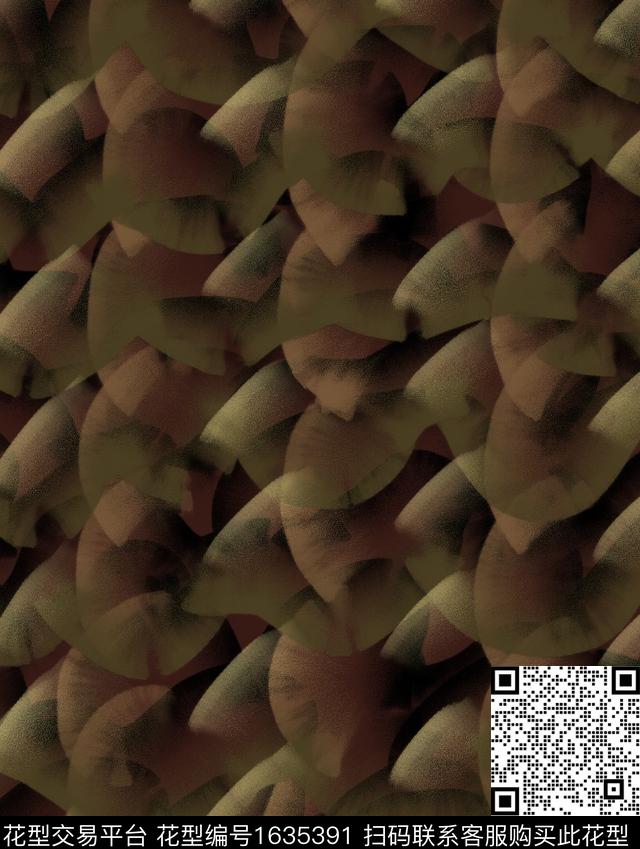 纹理手绘几何数码印花华亿平台下载（图片编号: 1635391） - 瓦栏（Walan）