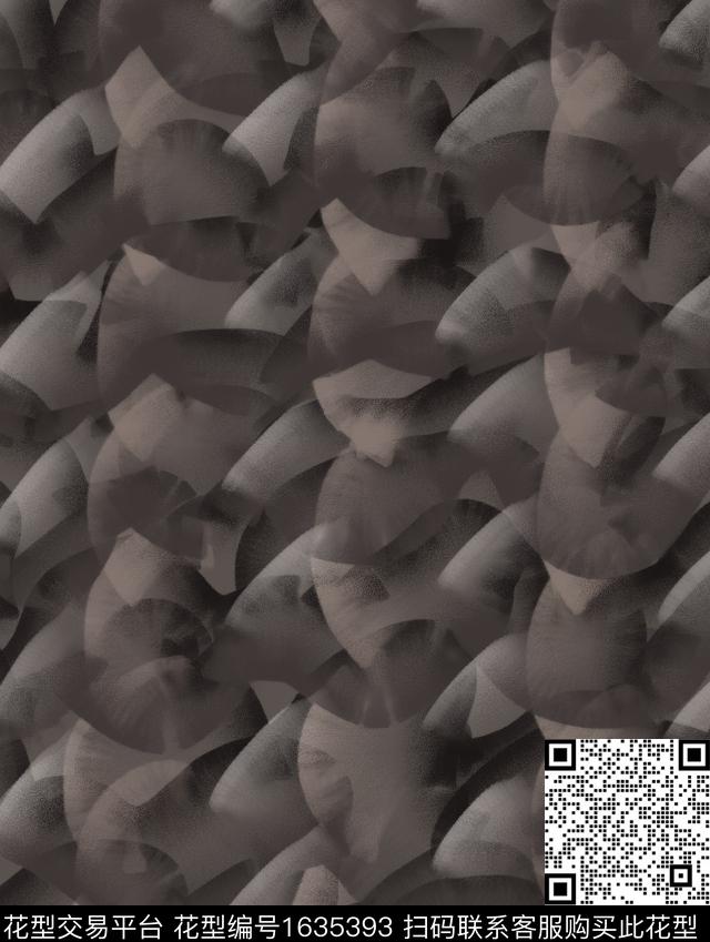 纹理手绘几何数码印花华亿平台下载（图片编号: 1635393） - 瓦栏（Walan）