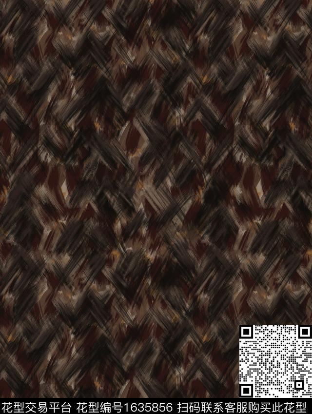 纹理动物纹抽象男装数码印花华亿平台下载（图片编号: 1635856） - 瓦栏（Walan）