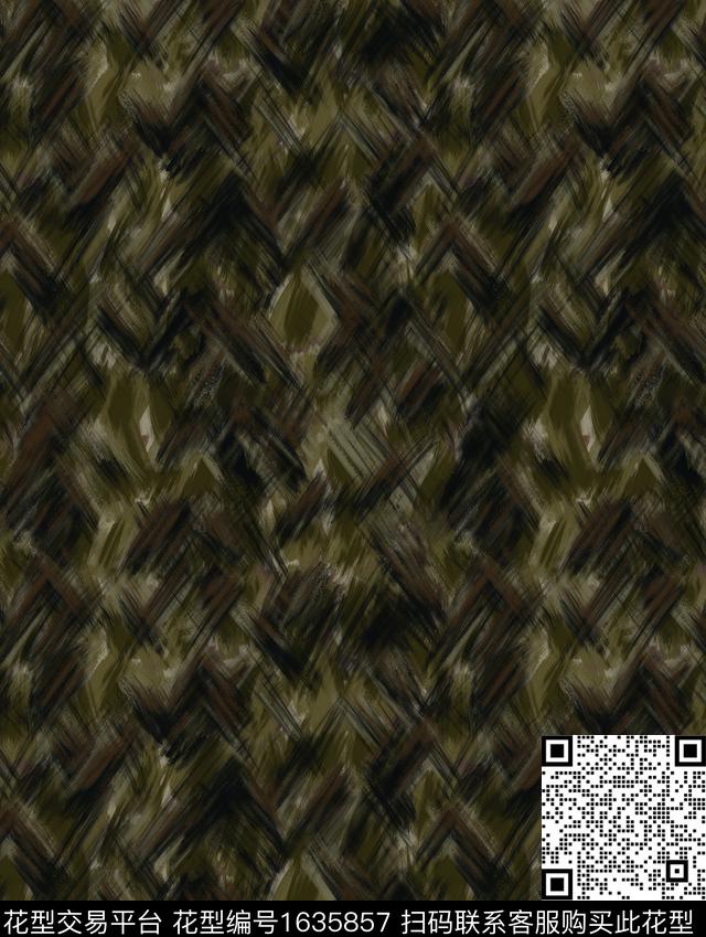 纹理动物纹抽象男装数码印花华亿平台下载（图片编号: 1635857） - 瓦栏（Walan）