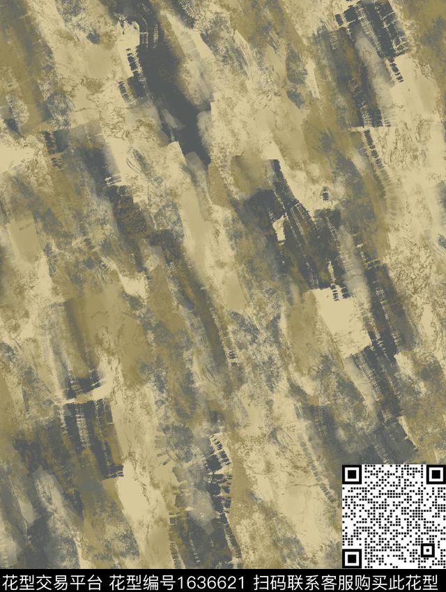 户外抽象男装肌理数码印花华亿平台下载（图片编号: 1636621） - 瓦栏（Walan）