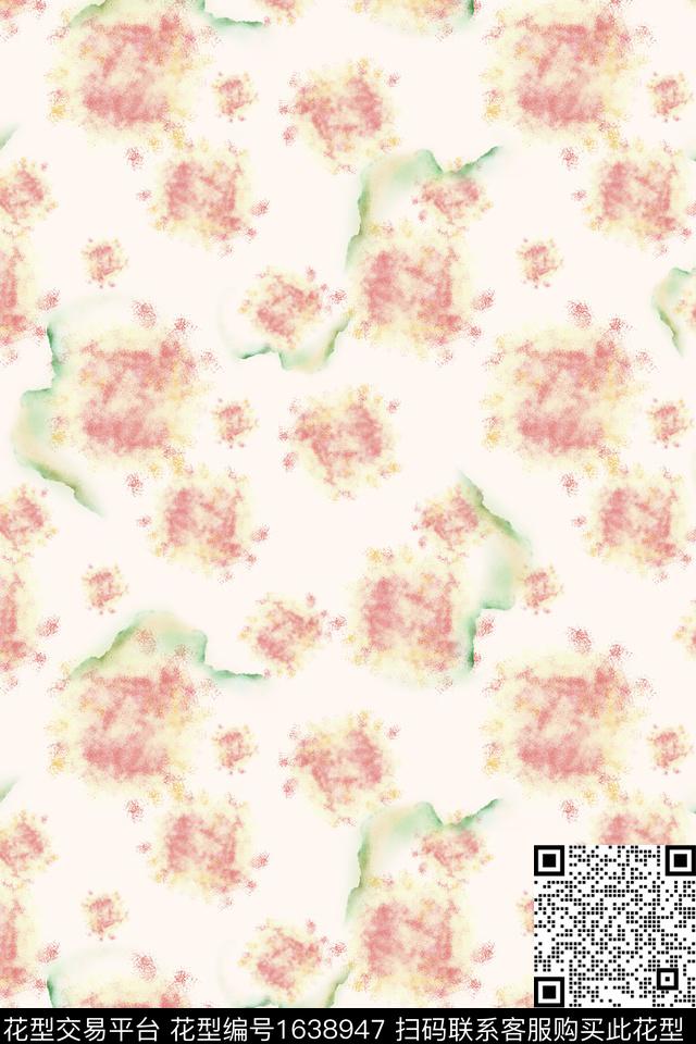 年轻女性抽象数码印花华亿平台下载（图片编号: 1638947） - 瓦栏（Walan）