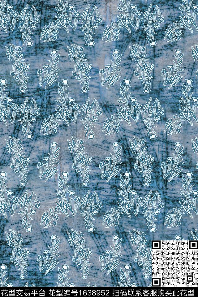 纹理肌理男装数码印花华亿平台下载（图片编号: 1638952） - 瓦栏（Walan）