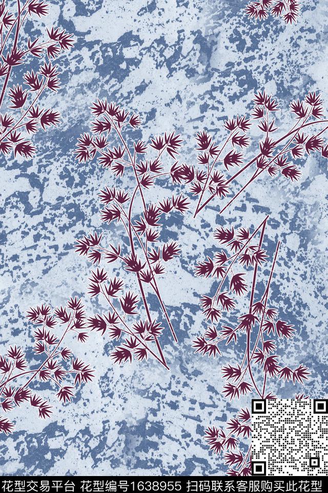 纹理肌理男装数码印花华亿平台下载（图片编号: 1638955） - 瓦栏（Walan）