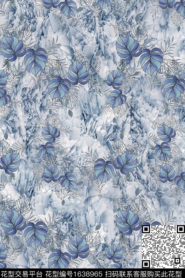 纹理肌理男装数码印花华亿平台下载（图片编号: 1638965） - 瓦栏（Walan）