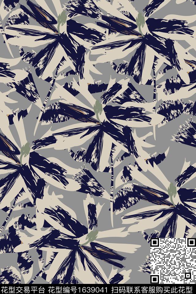 花卉小碎花女装数码印花华亿平台下载（图片编号: 1639041） - 瓦栏（Walan）