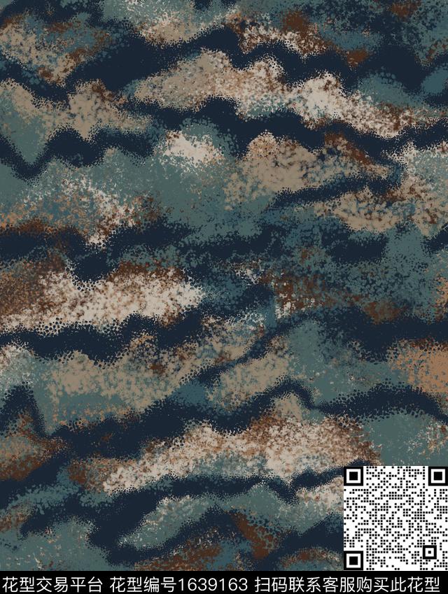 纹理大理石扎染华亿平台数码印花华亿平台下载（图片编号: 1639163） - 瓦栏（Walan）