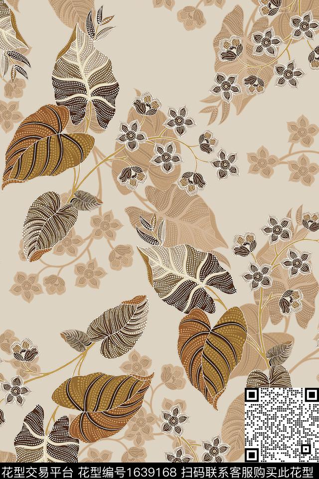 民族风大牌风女装数码印花华亿平台下载（图片编号: 1639168） - 瓦栏（Walan）