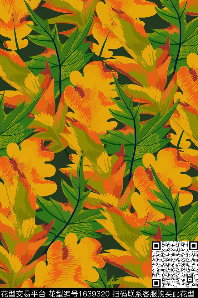 花卉小碎花女装数码印花华亿平台下载（图片编号: 1639320） - 瓦栏（Walan）