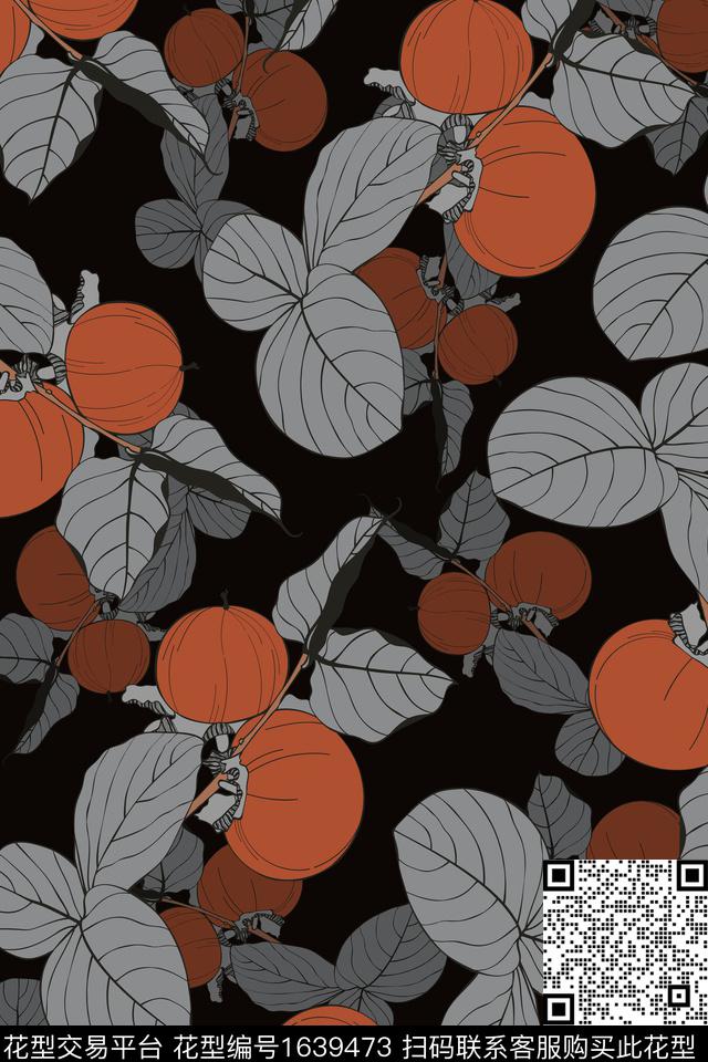 植物水果女装数码印花华亿平台下载（图片编号: 1639473） - 瓦栏（Walan）