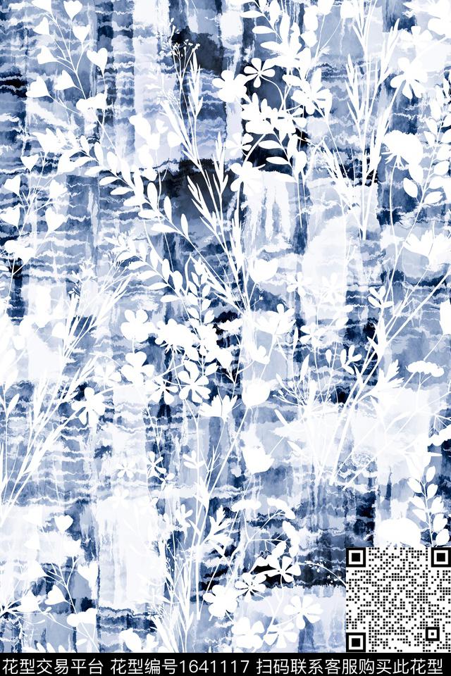 年轻女装肌理抽象数码印花华亿平台下载（图片编号: 1641117） - 瓦栏（Walan）