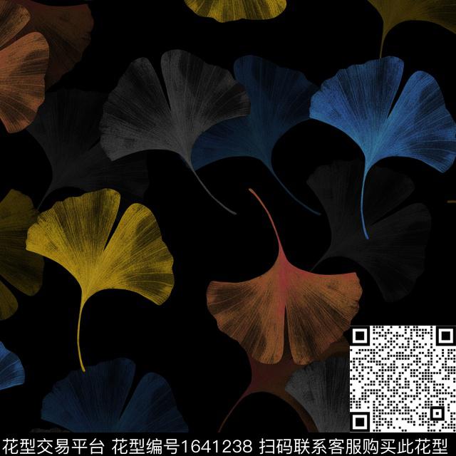 花卉大牌风数码印花华亿平台下载（图片编号: 1641238） - 瓦栏（Walan）