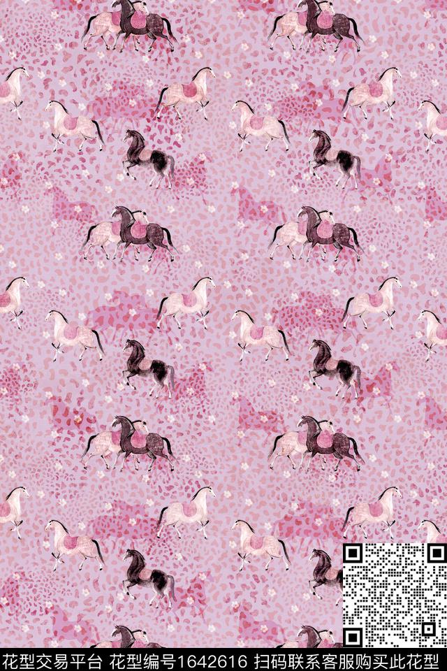 马豹纹小碎花数码印花华亿平台下载（图片编号: 1642616） - 瓦栏（Walan）