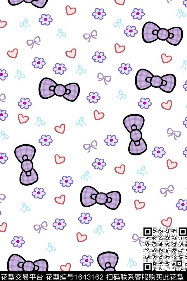 满版散花卡通抽象传统印花华亿平台下载（图片编号: 1643162） - 瓦栏（Walan）