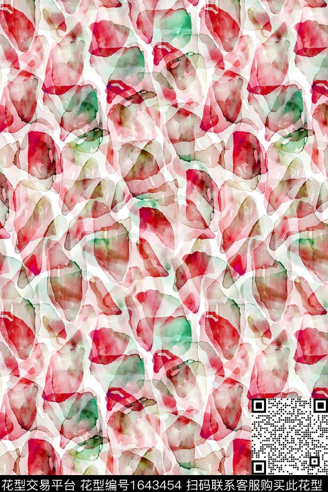 年轻女装数码华亿平台抽象数码印花华亿平台下载（图片编号: 1643454） - 瓦栏（Walan）