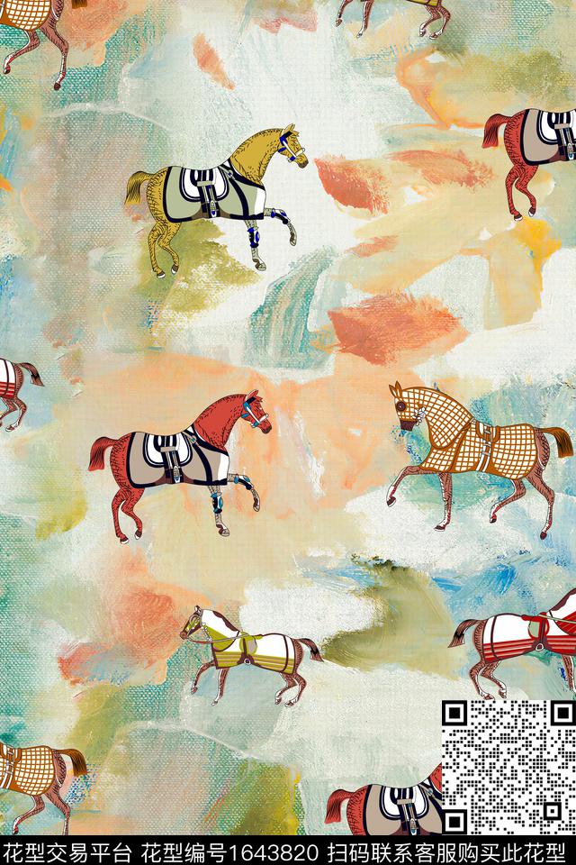 马年轻女装肌理数码印花华亿平台下载（图片编号: 1643820） - 瓦栏（Walan）