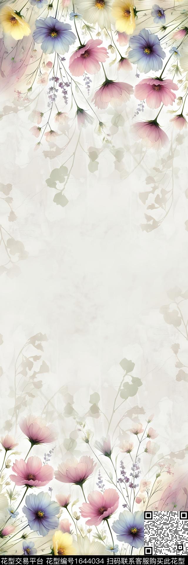 中东定位花花卉数码印花华亿平台下载（图片编号: 1644034） - 瓦栏（Walan）
