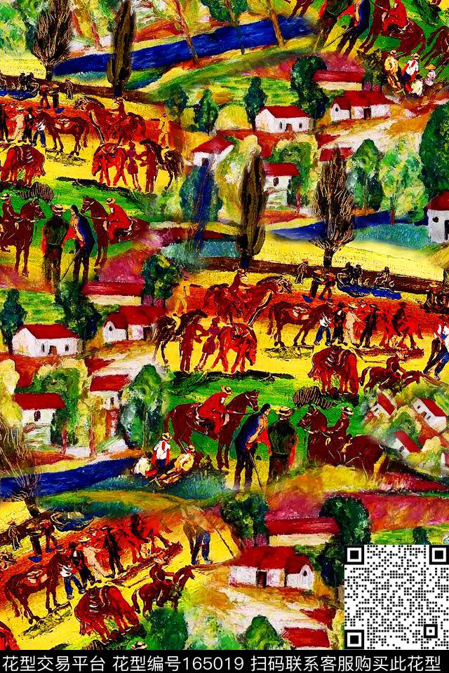 数码印花华亿平台下载（图片编号: 165019） - 瓦栏（Walan）