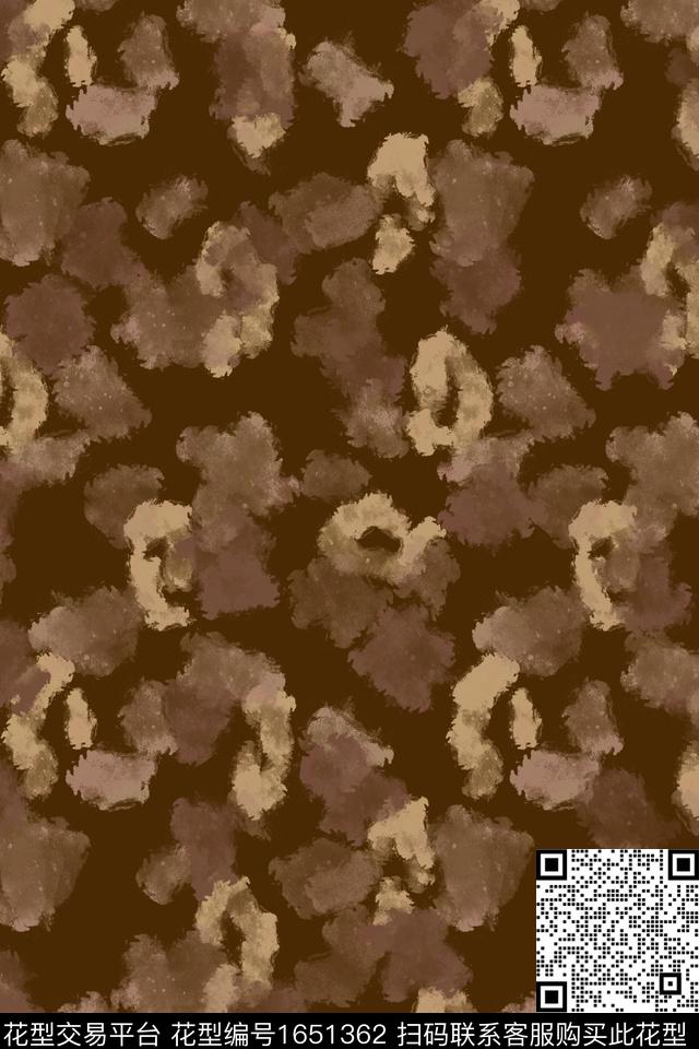 动物纹肌理水彩数码印花华亿平台下载（图片编号: 1651362） - 瓦栏（Walan）