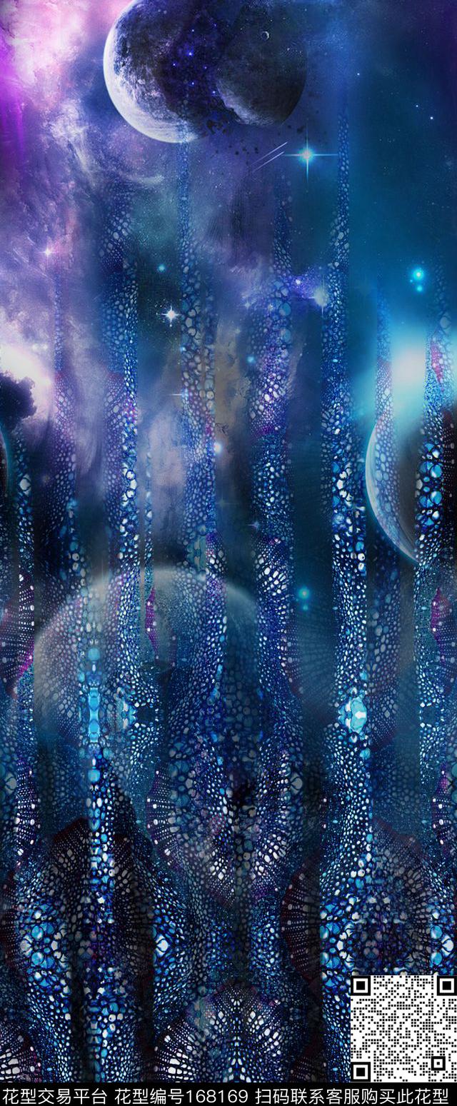 星空星球时尚定位数码印花华亿平台下载（图片编号: 168169） - 瓦栏（Walan）