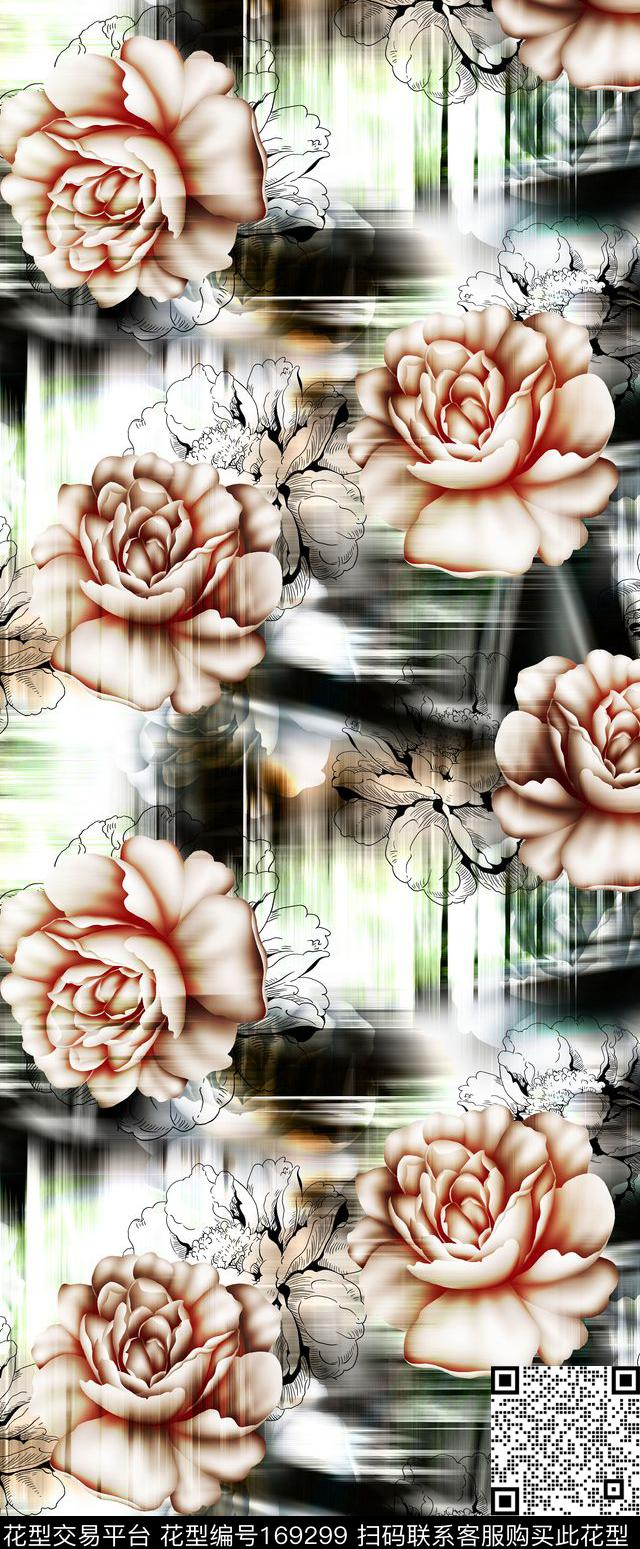 花朵花小花数码印花华亿平台下载（图片编号: 169299） - 瓦栏（Walan）