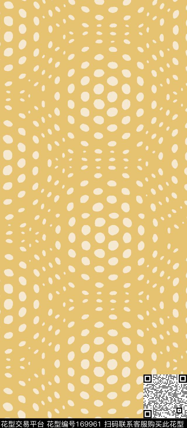 几何三维立体单色调传统印花华亿平台下载（图片编号: 169961） - 瓦栏（Walan）