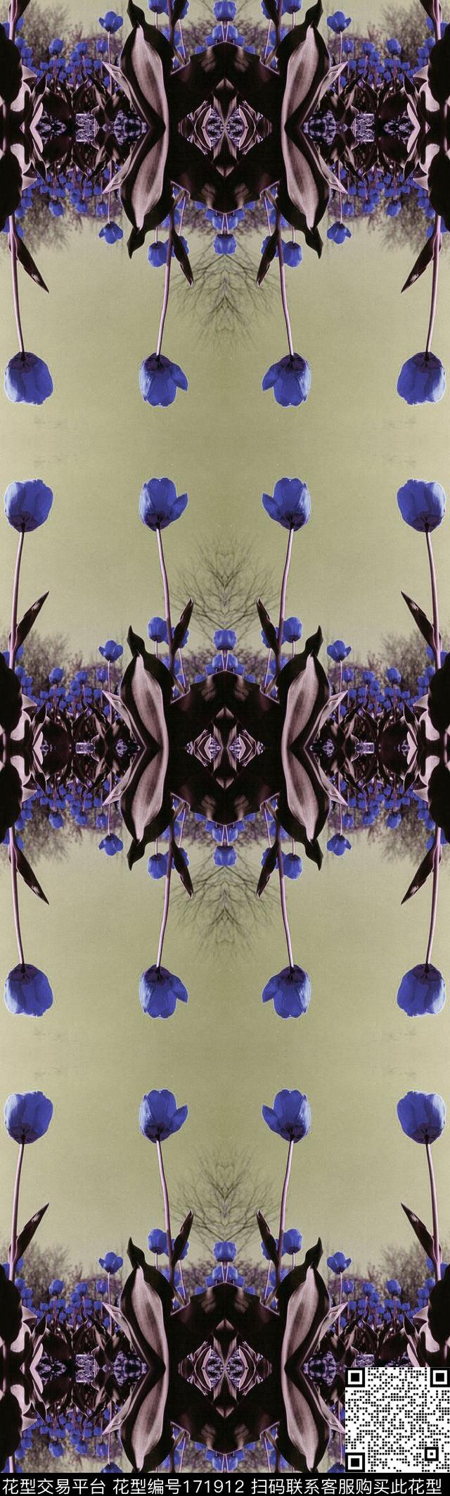 对称镜像定位数码印花华亿平台下载（图片编号: 171912） - 瓦栏（Walan）