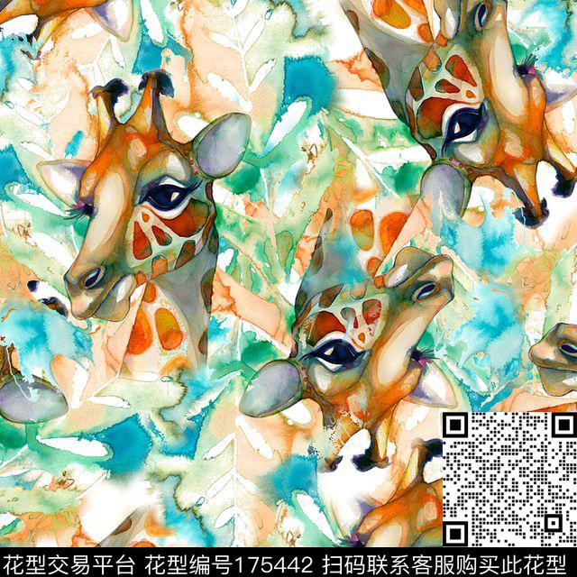 水彩手绘肌理数码印花华亿平台下载（图片编号: 175442） - 瓦栏（Walan）