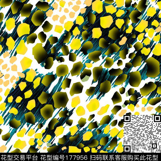 斑点和点迷彩数码印花华亿平台下载（图片编号: 177956） - 瓦栏（Walan）