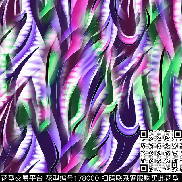 色块数码印花华亿平台下载（图片编号: 178000） - 瓦栏（Walan）