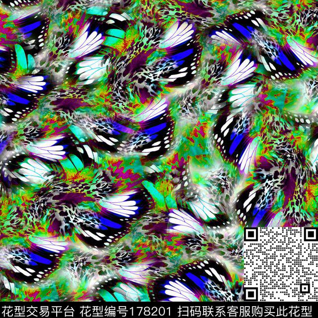 羽毛满底密集数码印花华亿平台下载（图片编号: 178201） - 瓦栏（Walan）