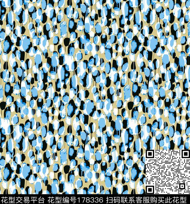 四方连续数码印花华亿平台下载（图片编号: 178336） - 瓦栏（Walan）