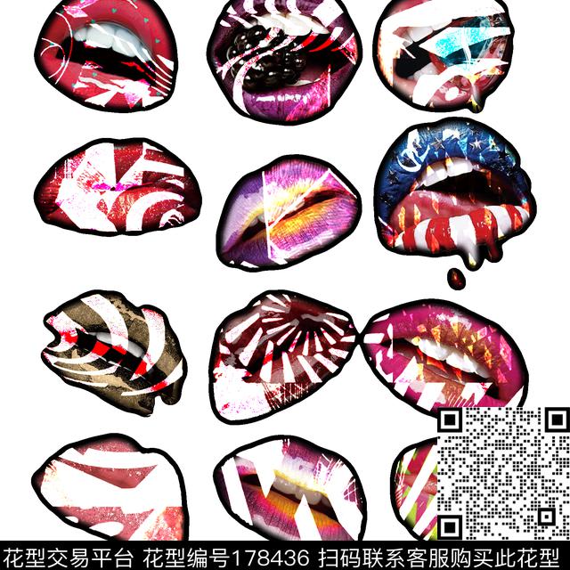 抽象印花华亿平台下载（图片编号: 178436） - 瓦栏（Walan）