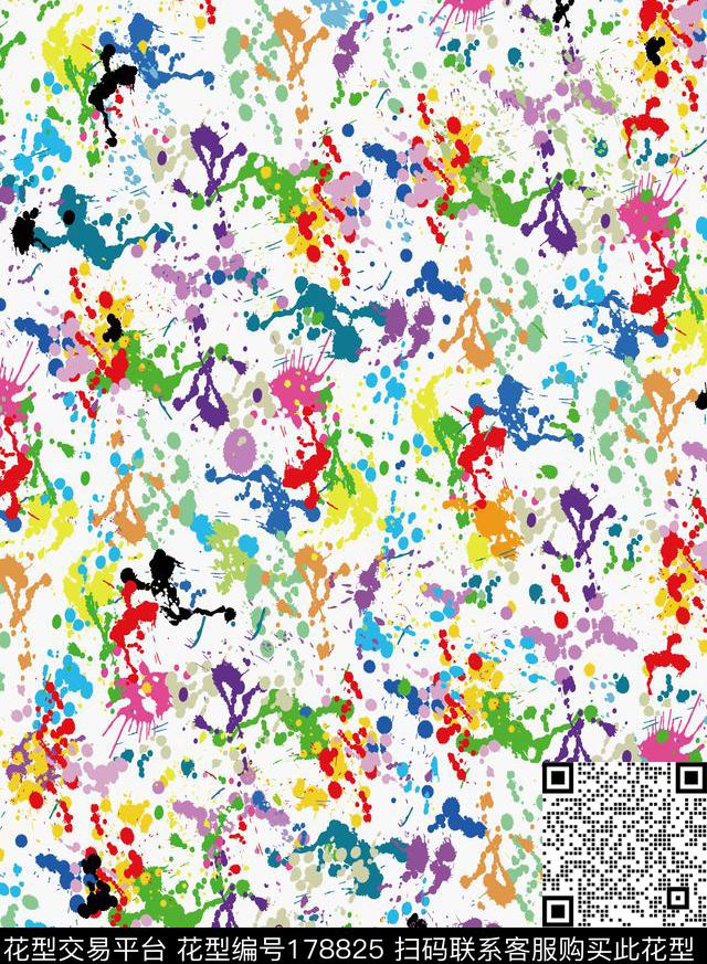 矢量艺术植物数码印花华亿平台下载（图片编号: 178825） - 瓦栏（Walan）